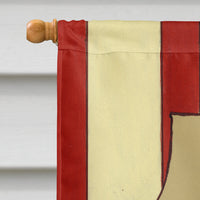 Basset Hound Cupcake Hound Flag Canvas House Size PPP3011CHF