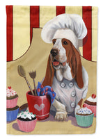 Basset Hound Cupcake Hound Flag Garden Size PPP3011GF