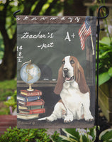 Basset Hound Teacher's Pet Flag Garden Size PPP3013GF