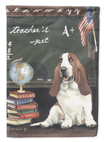 Basset Hound Teacher's Pet Flag Garden Size PPP3013GF