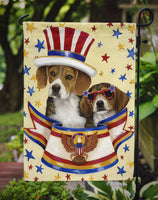 Beagle USA Flag Garden Size PPP3017GF