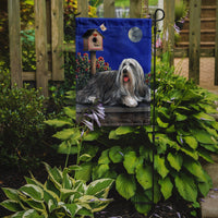 Bearded Collie Moon shine Flag Garden Size PPP3018GF