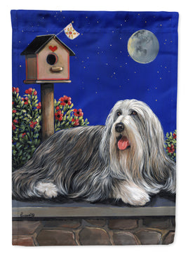 Bearded Collie Moon shine Flag Garden Size PPP3018GF