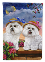 Bichon Frise Soulmates Flag Canvas House Size PPP3026CHF