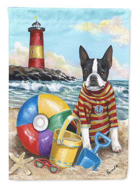 Boston Terrier Beach Baby Flag Garden Size PPP3032GF