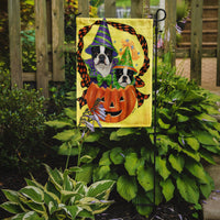 Boston Terrier Halloweenies Flag Garden Size PPP3033GF