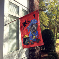 Cairn Terrier Black Pirate Halloween Flag Canvas House Size PPP3044CHF