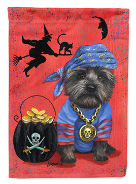 Cairn Terrier Black Pirate Halloween Flag Garden Size PPP3044GF