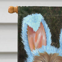 Cairn Terrier Easter Bunnies Flag Canvas House Size PPP3046CHF