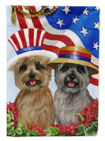 Cairn Terrier USA Flag Garden Size PPP3060GF