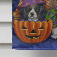 Cavalier Spaniel Halloween House Flag Canvas House Size PPP3064CHF