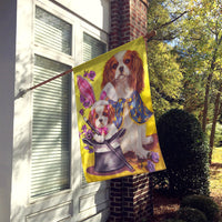 Cavalier Spaniel Easter Magic Flag Canvas House Size PPP3065CHF