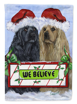 Cocker Spaniel Christmas Flag Garden Size PPP3075GF