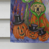 Golden Retriever Halloween Flag Canvas House Size PPP3102CHF