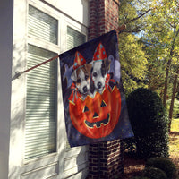 Jack Russell Terrier Halloween Flag Canvas House Size PPP3105CHF