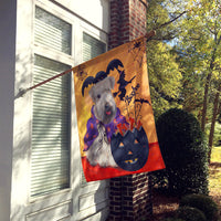 Wheaten Terrier Halloween Flag Canvas House Size PPP3136CHF