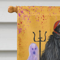 Poodle Halloween Flag Canvas House Size PPP3146CHF