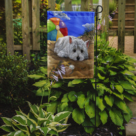 Westie Beach Baby Flag Garden Size PPP3202GF