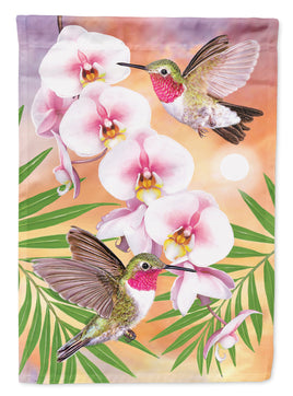 Anna's Hummingbirds Phalaenopsis Flag Garden Size PRS4023GF