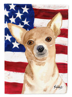 USA American Flag Chihuahua Flag Canvas House Size RDR3009CHF