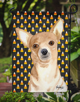 Candy Corn Chihuahua Halloween Flag Garden Size RDR3016GF