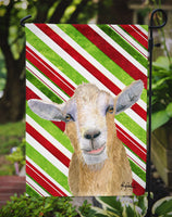 Candy Cane Goat Christmas Flag Garden Size RDR3022GF