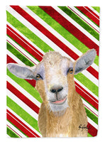 Candy Cane Goat Christmas Flag Garden Size RDR3022GF