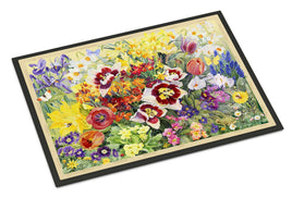 Spring Floral by Anne Searle Indoor or Outdoor Mat 18x27 SASE0954MAT