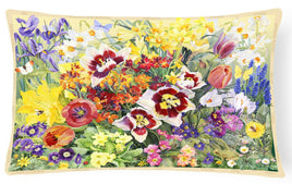 Spring Floral by Anne Searle Fabric Decorative Pillow SASE0954PW1216