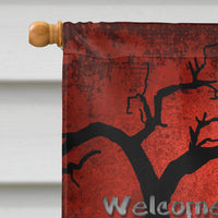 Welcome to Spooksville Halloween Flag Canvas House Size