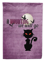 A Haunting we will go Halloween Flag Canvas House Size