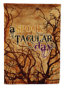 A Spook Tacular Day Halloween Flag Garden Size