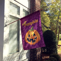 Hello Pumpkin Halloween Flag Canvas House Size