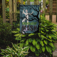 Monster Mash with Mummy Halloween Flag Garden Size