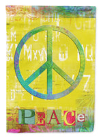 Artsy Peace Flag Garden Size