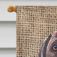 Labrador Flag Canvas House Size