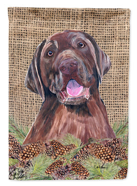 Labrador Flag Canvas House Size