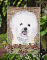 Bichon Frise Flag Garden Size