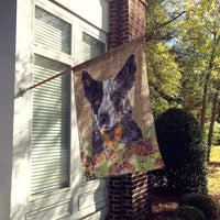 Australian Cattle Dog Flag Canvas House Size