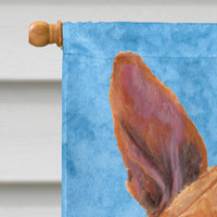 Basenji Flag Canvas House Size