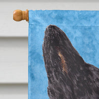 Australian Cattle Dog Flag Canvas House Size