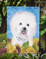 Bichon Frise Flag Garden Size