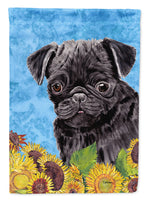 Pug Flag Canvas House Size