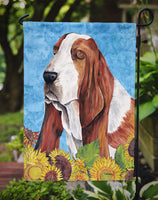 Basset Hound Flag Garden Size