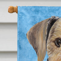 Airedale Flag Canvas House Size