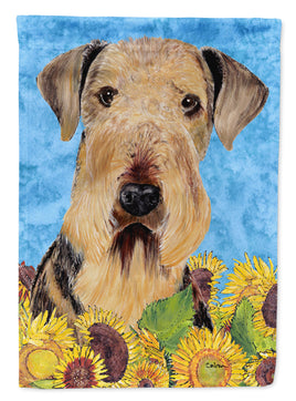 Airedale Flag Canvas House Size