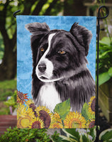 Border Collie Flag Garden Size