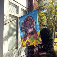 Labrador Flag Canvas House Size