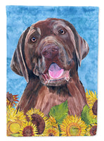 Labrador Flag Canvas House Size