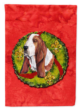 Basset Hound Flag Garden Size